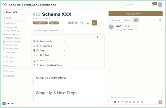 Create templates. Reuse them.